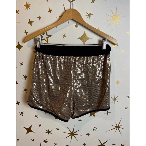 Jay Godfrey Tuxedo Stripe Sequin Shorts XS - Picture 4 of 6